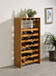Hanzi - Wine Cabinet - Oak Finish