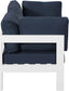 Nizuc - Outdoor Patio Modular Sofa - Navy - Modern & Contemporary