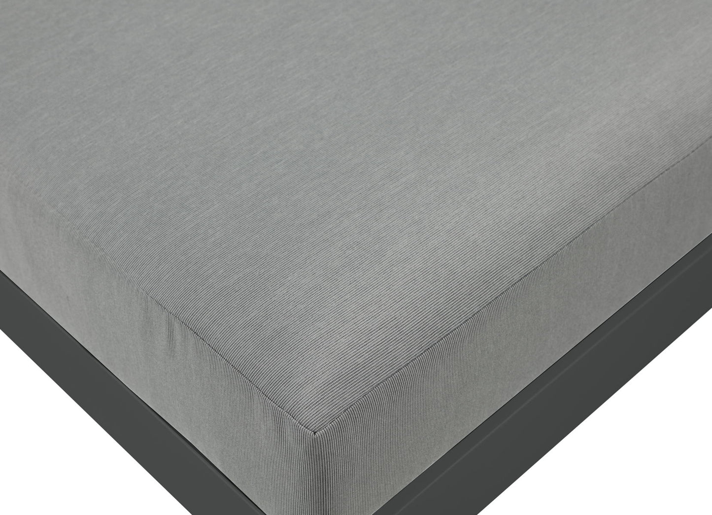 Nizuc - Outdoor Patio Modular Sectional 7 Piece - Gray Dark - Fabric - Modern & Contemporary