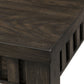 Shelter - Bay Occasional Bar Stool Set (Power Bar Table & 3 Stools) - Dark Walnut
