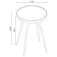Kaelyn - Round Mirror Top End Table