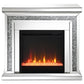 Lorelai - Rectangular Freestanding Fireplace - Mirror