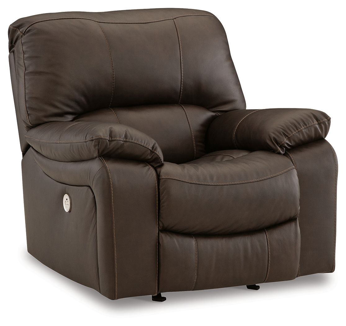 Brown Wyatt Faux Leather Recliner