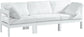 Nizuc - Outdoor Patio Modular Sofa - White - Modern & Contemporary
