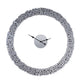 Kachina - Wall Clock - Mirrored & Faux Gems - 39"