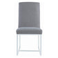 Mackinnon - Upholstered Side Chairs (Set of 2) - Gray And Chrome