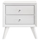 Janelle - 2-Drawer Nightstand - White