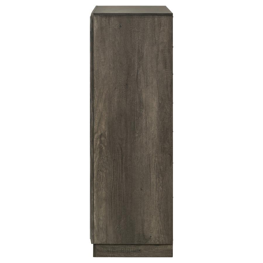 Janine - 5-Drawer Bedroom Chest - Gray