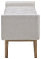 Briarson - Beige / Brown - Storage Bench