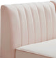 Alina - Modular Sectional 5 Piece - Pink - Fabric