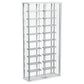 Montara - Tempered Glass Wine Storage LED Curio Cabinet - Chrome