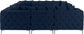 Tremblay - Modular Sectional 8 Piece - Navy - Fabric