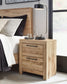 Hyanna - Tan Brown - Two Drawer Night Stand
