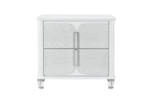 Apollo - Nightstand - Gray / White