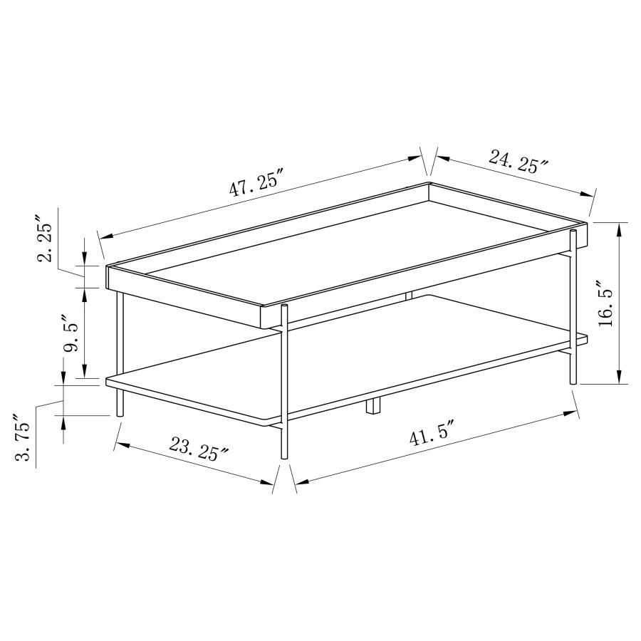 Fallon Rectangular Engineered Wood Table