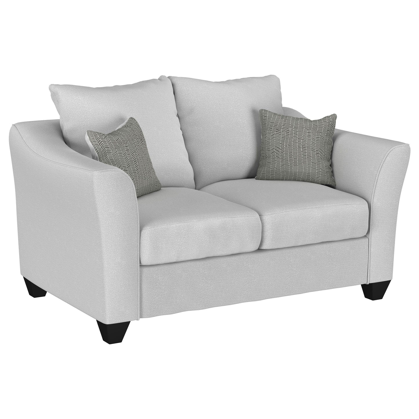 Salizar - Upholstered Flared Arm Sofa Set