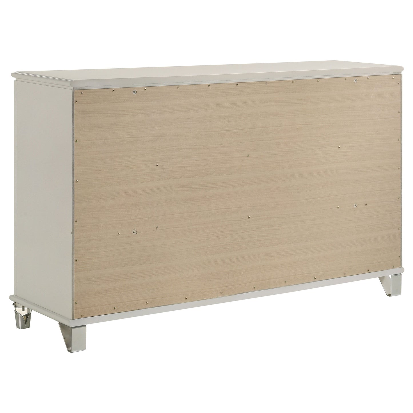 Olivia - 6-Drawer Dresser Cabinet - Pearl White