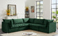 Jacob - Modular Sectional 5 Piece - Green - Fabric