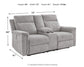 Barnsana - Dbl Power Reclining Loveseat With Console