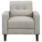 Bowen - Upholstered Track Arm Tufted Sofa Set