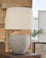 Dreward - Distressed Gray - Paper Table Lamp