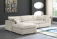 Cozy - Velvet Comfort Modular Sectional - Cream