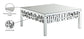 Aria - Coffee Table - Pearl Silver