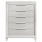 Marmore - 5-Drawer Bedroom Chest Of Drawers - White