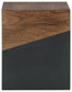 Trailbend - Brown / Gunmetal - Accent Table