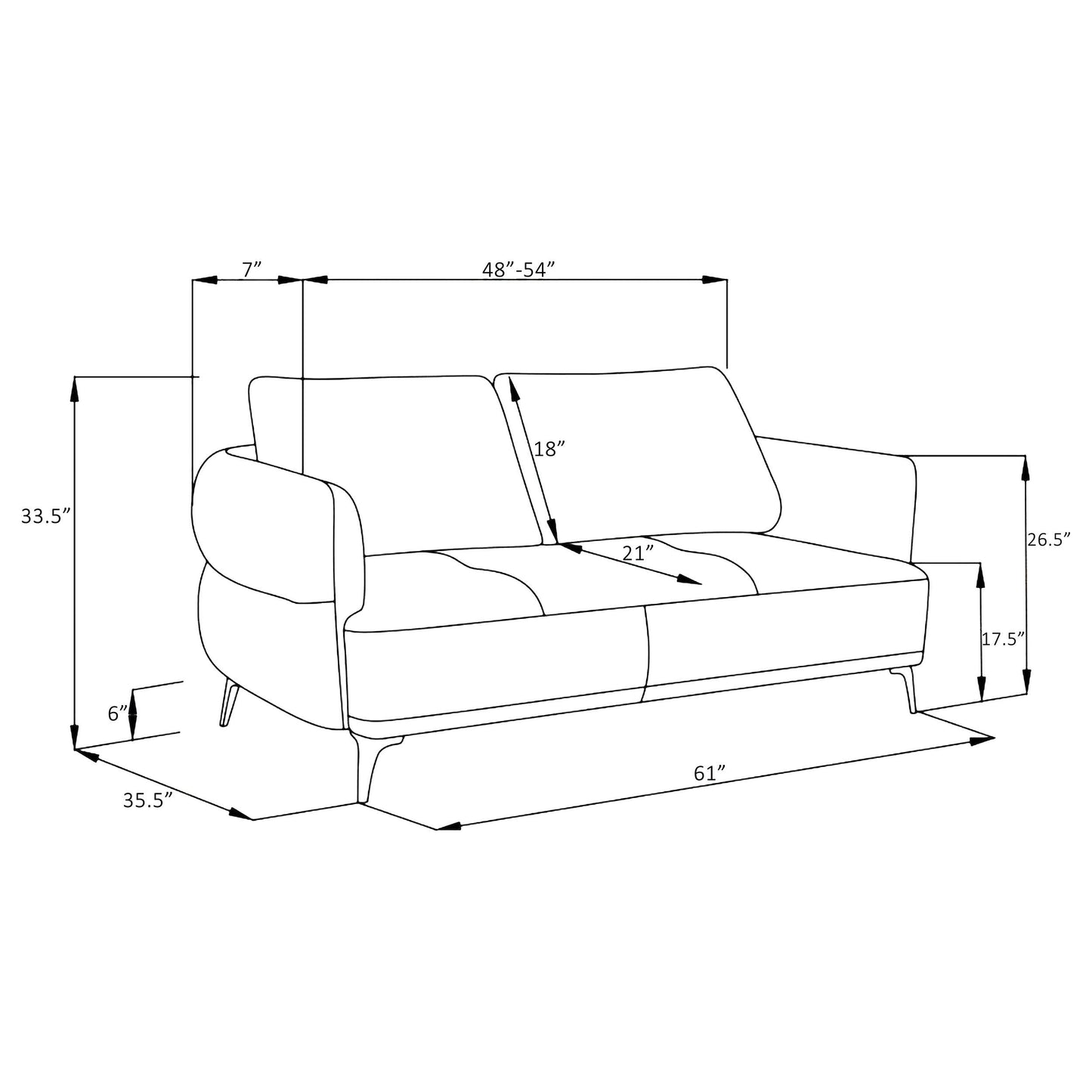 Lively - Chenille Upholstered Sofa Set