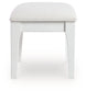 Chalanna - White - Vanity Stool