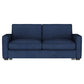 Gretchen - Multipurpose Upholstered Convertible Sleeper Sofa Bed - Navy Blue