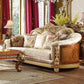 HD-821 - Sofa - Cedar Red With Gold Highlight