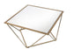 Fogya - Coffee Table - Mirrored & Champagne Gold Finish