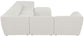 Miramar - Modular Sectional 7 Piece - Cream - Fabric