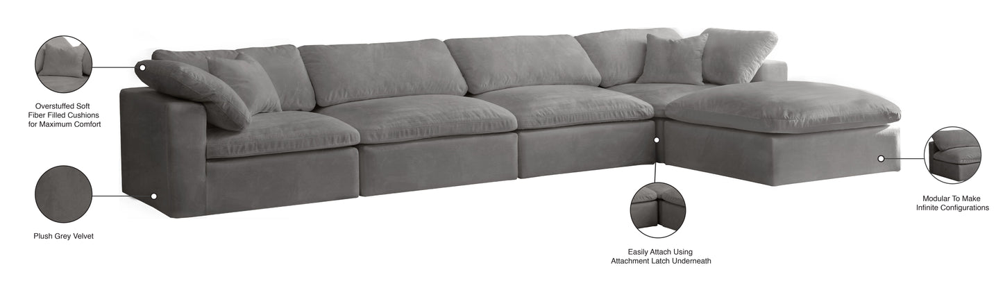 Cozy - Modular Sectional Cloud - Grey