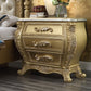 HD-1801 - Nightstand - Bright Gold