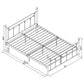 Canon - Metal Open Frame Bed