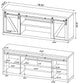 Brockton - 3-shelf Sliding Doors TV Console
