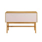 Stania - Accent Table - Natural & Ivory