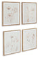 Bondner - Beige / Rust - Wall Art Set (Set of 4)