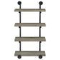 Elmcrest - 4-Shelf Wall Bookshelf