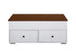 Readen - Coffee Table - White & Walnut Finish