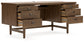 Austanny - Warm Brown - Home Office Desk