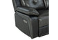 U5050 - Power Reclining Sofa - Blanche Charcoal / Black