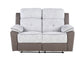 U5050 - Reclining Loveseat - Dark Gray / Light Gray