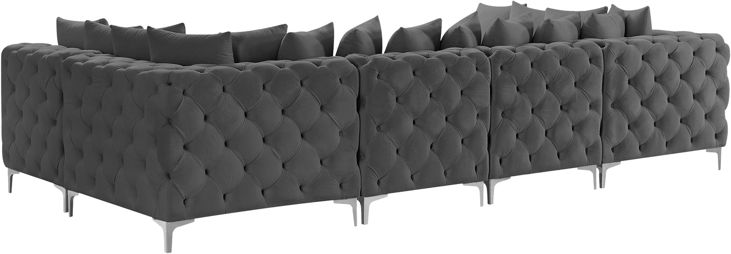 Tremblay - Modular Sectional 6 Piece - Gray - Modern & Contemporary