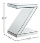 Zee - End Table - Pearl Silver