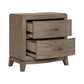 Avalon - Nightstand With Charging Station - Burnished Beige