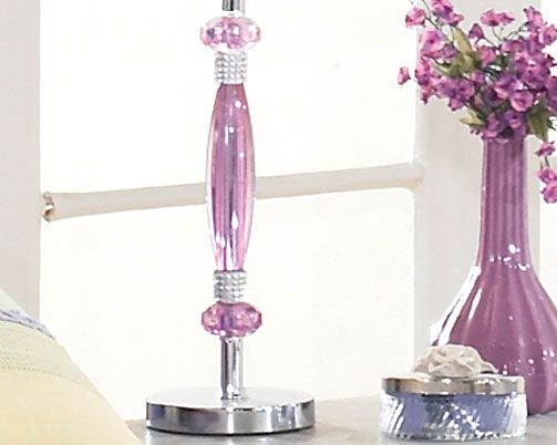 Nyssa - Purple - Metal Table Lamp